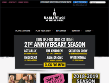 Tablet Screenshot of gablestage.org